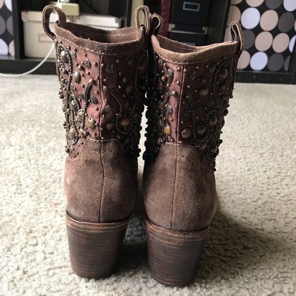 Coralblue ankle boots Sz8 bohemian bootie… - Picture 4 of 8